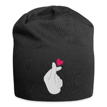 K-Pop K-Drama Musique pop coréenne - Bonnet en jersey - noir - Devant