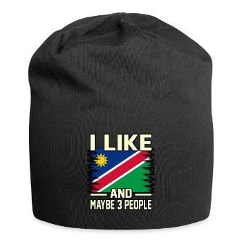 Namibia - Jersey-Beanie - Schwarz - Vorne