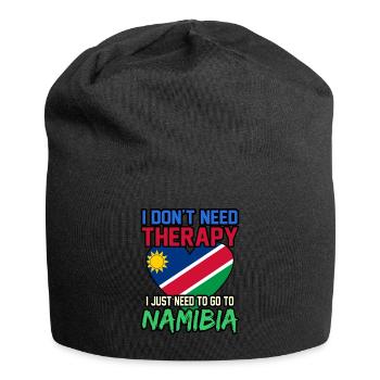 Namibia - Jersey-Beanie - Schwarz - Vorne