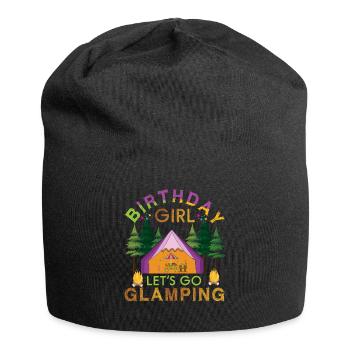 Âge de naissance Aventure Vacances Glamp Go Camping - Bonnet en jersey - noir - Devant
