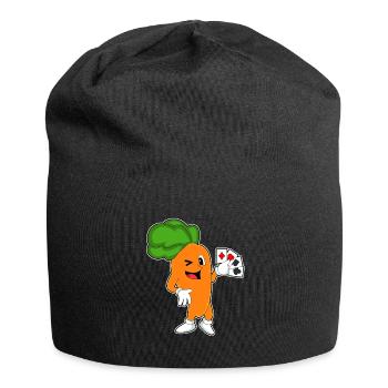 Karotte Poker Pokerkarten - Jersey-Beanie - Schwarz - Vorne