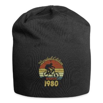 Anniversaire Vélo Vélo Mars 1980 - Bonnet en jersey - noir - Devant