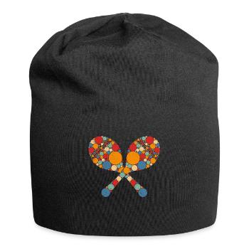 Maracas Percussion Percussionist Musician - Jersey Beanie - black - Front