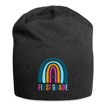 First grade teachers back to school - Jersey Beanie - black - Front