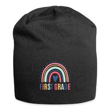 First grade teachers back to school - Jersey Beanie - black - Front