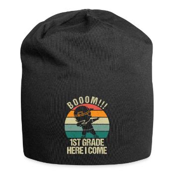 First grade teachers back to school - Jersey Beanie - black - Front