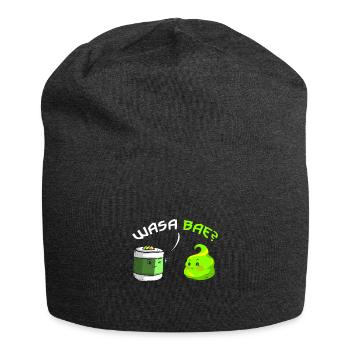 Wasa Bae Wasabi Japanese Food Happy Sushi - Jersey-Beanie - Anthrazit - Vorne