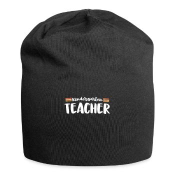 Retro Kindergarten Teacher Kinder Crew 70s Retour - Bonnet en jersey - noir - Devant