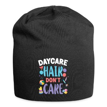 Childcare Daycare Provider Teacher - Jersey Beanie - black - Front