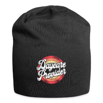 Childcare Daycare Provider Teacher - Jersey Beanie - black - Front