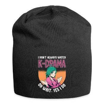 Design pop coréen pour un fan de mode K-Pop - Bonnet en jersey - noir - Devant