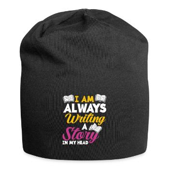 Author Author Funny Author Gift - Jersey Beanie - black - Front