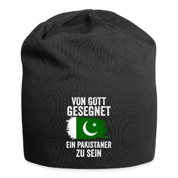 Pakistan Pakistaner Pakistanisches - Jersey-Beanie - Schwarz - Vorne