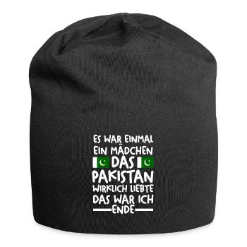 Pakistan Pakistaner Pakistanisches - Jersey-Beanie - Schwarz - Vorne