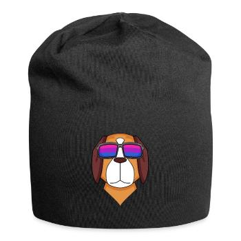 Bisexual Saint Bernard Dog Gift - Jersey Beanie - black - Front