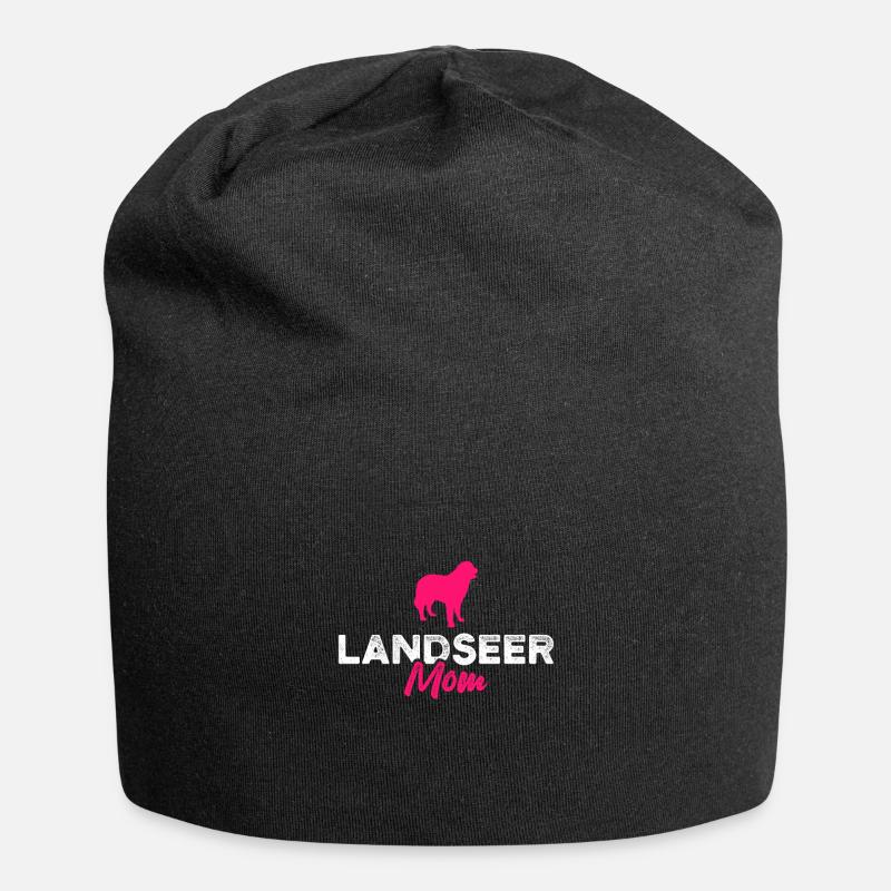 Maman Landseer - Bonnet en jersey - noir