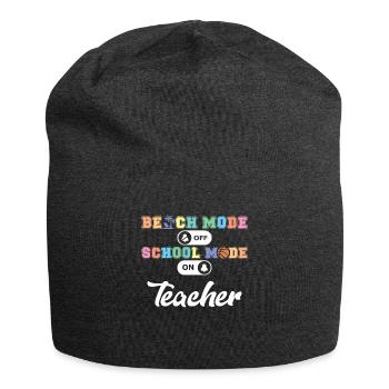 Back to School Teacher School Mode On Education - Jersey-Beanie - Anthrazit - Vorne