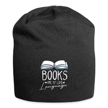 Lesen - Jersey-Beanie - Schwarz - Vorne