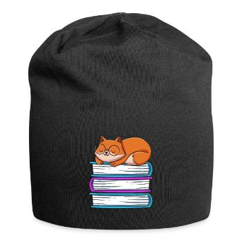 Lesen - Jersey-Beanie - Schwarz - Vorne