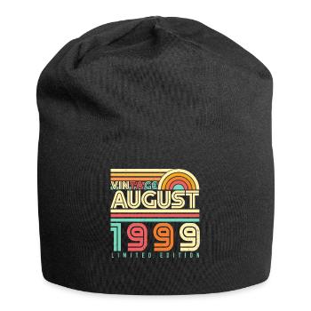 Geboren Im August 1999 - Jersey-Beanie - Schwarz - Vorne