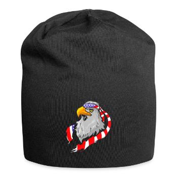 American Bald Eagle American 4th of July Patriotic - Jersey-Beanie - Schwarz - Vorne