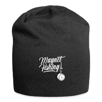Magnet Fishing Magnetic Fishing Magnetic Fishermen - Jersey Beanie - black - Front