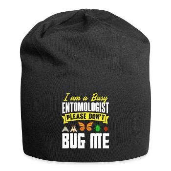 Entomology Entomologist Insects Bugs Please Dont - Jersey-Beanie - Schwarz - Vorne