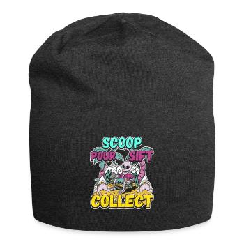 Conception de collecteur de dents fossiles pour un fossile de requin - Bonnet en jersey - charbon - Devant