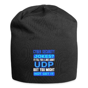 Cyber Security Professional Expert Ethical Hacker - Jersey-Beanie - Schwarz - Vorne