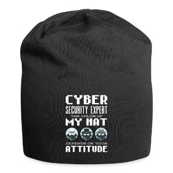 Ethical Hacker Cyber Security Professional Expert - Jersey-Beanie - Schwarz - Vorne