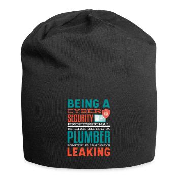 Cyber Security Professional Expert Ethical Hacker - Jersey-Beanie - Schwarz - Vorne