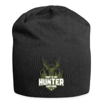 Chasseur de cerfs Buck Halloween - Bonnet en jersey - noir - Devant