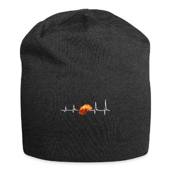 Schnitzelfan Heartbeat Schnitzel - Jersey Beanie - charcoal grey - Front