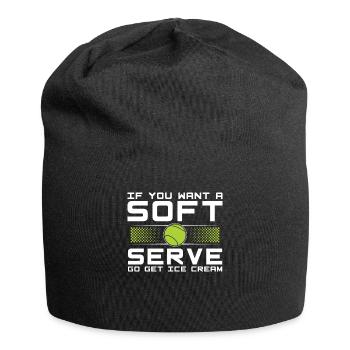 Funny If You Want A Soft Serve Go Get Ice Cream - Bonnet en jersey - noir - Devant