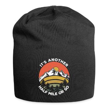 Retro Another Mile Hike Hiker Mountain Camping - Jersey-Beanie - Schwarz - Vorne