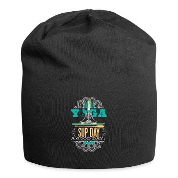 SUP paddleboarding Stand Up Paddle paddling Yoga - Jersey-Beanie - Schwarz - Vorne