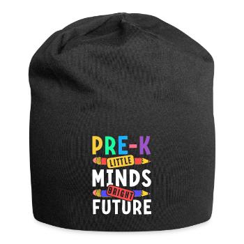 Enfants d’âge préscolaire Retour à l’école Little Minds Bright - Bonnet en jersey - noir - Devant