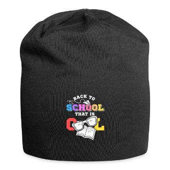 Kids Back to School That Is Cool Design - Jersey-Beanie - Schwarz - Vorne