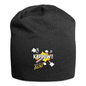 Kappow Bullets Gun Explosion Big bang Aesthetic - Jersey Beanie - black - Front
