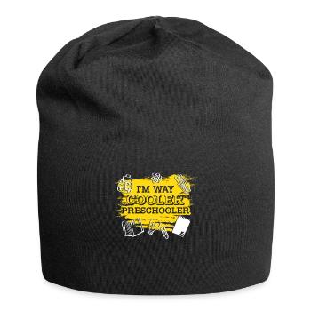 Preschool Kids Back to School Way Cooler for Boys - Jersey-Beanie - Schwarz - Vorne