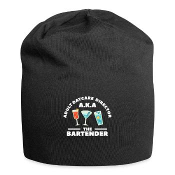 Adult Daycare Director AKA The Bartender - Jersey-Beanie - Schwarz - Vorne