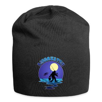 Angeln Bigfoot Pun Bassquatch Sasquatch Lover Ang - Jersey-Beanie - Schwarz - Vorne