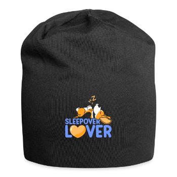Amoureux de la nuit Nuitée - Bonnet en jersey - noir - Devant