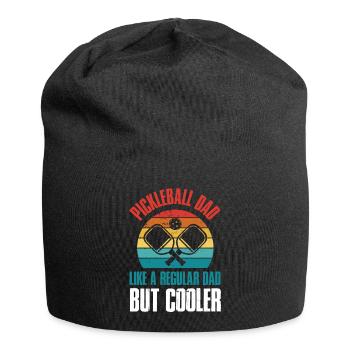 Pickleball Dad Pickleball Geschenk - Jersey-Beanie - Schwarz - Vorne