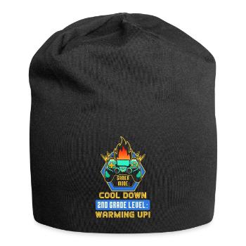 Kids Back to School Gamer Mode 2nd Grade Level - Jersey-Beanie - Schwarz - Vorne
