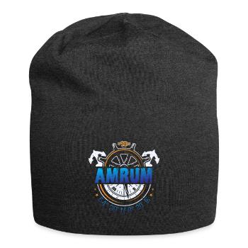 Amrum Nordsee Insel - Jersey-Beanie - Anthrazit - Vorne