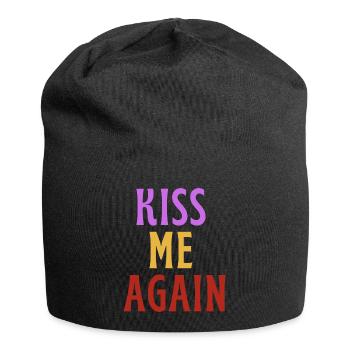 Kiss Me Again - LOVE! - Jersey Beanie - black - Front