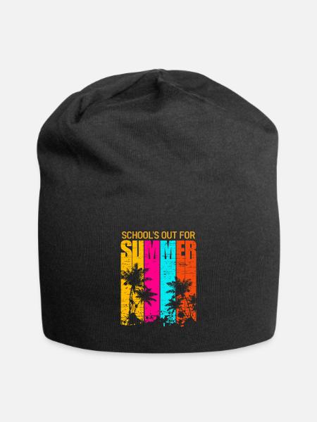 Schools Out For Summer Ferien Letzter Schultag - Jersey-Beanie - Schwarz