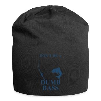 Dummes Angeln - Jersey-Beanie - Schwarz - Vorne