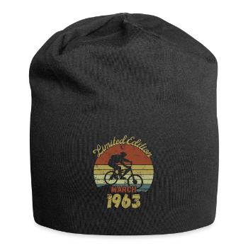 Birthday Bicycle Bike March 1963 - Jersey Beanie - black - Front